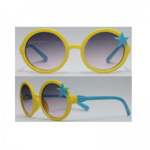 Νέα μοντέρνα παιδιά πλαστικά γυαλιά ηλίου, κοστούμι για τα κορίτσια, διάφορα χρώματα είναι διαθέσιμα